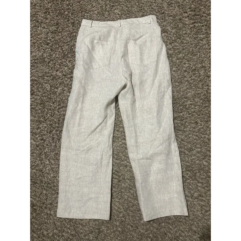 Reformation Linen Pant Slacks 10 P